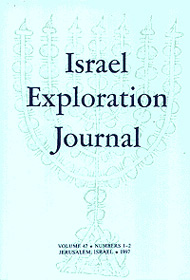 Israel Exploration Journal, Volume 47, Numbers 1-2, 1997, Pp. 111-2
