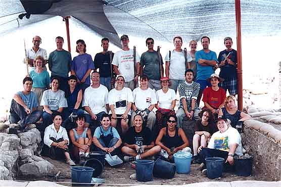 Area K Team, Megiddo, 1996 (photo #p11)