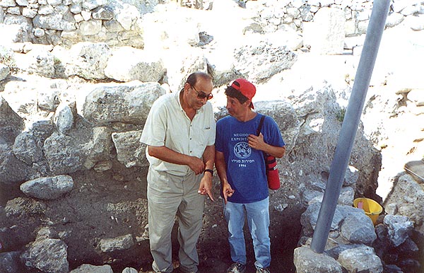 Robert Deutsch with Professor Baruch Halpern (photo #p28)