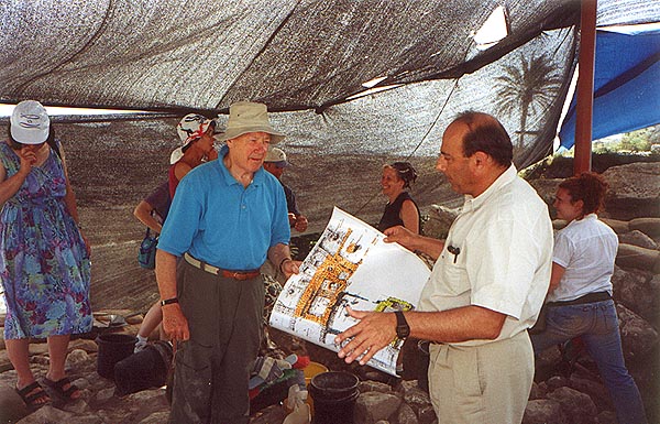 The visit of Lady and Lord Allenby of Megiddo at Megiddo (photo #p30)